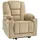 MCombo Relaxsessel 7008 Stoff 90 x 105 x 94 Beige mit Liegefunktion elektrisch Massage und Wärmefunktion