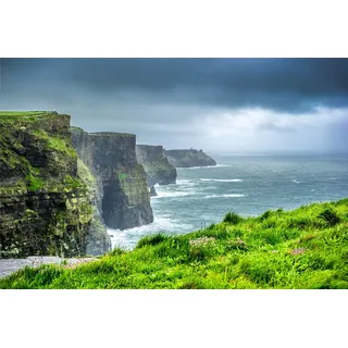 Puzzle 1000 Teile Landschaft CliffsofMoher Irland 1000 Teile Panorama-Puzzle Die Cliffs of Moher Klassisches Papppuzzle Bunt Das Puzzle 70x50CM