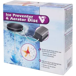 Velda Teich Eisfreihalter und Belüfter mit Luftpumpe und Disc