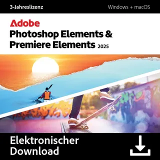 Adobe Photoshop & Premiere Elements 2025 für Windows | Jetzt günstig kaufen b...