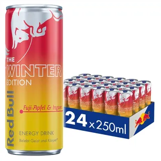 Red Bull Winter Edition Fuji-Apfel & Ingwer 24 x 250 ml