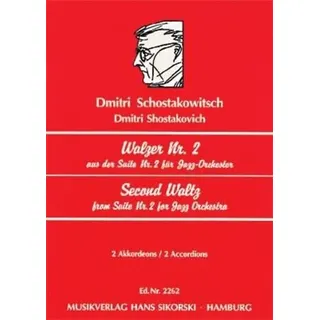 Sikorski Musikverlage Walzer Nr. 2: aus der Suite Nr. 2 für Jazz-Orchester. Akkordeon (2. Akkordeon ad libitum)