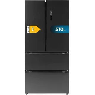 Cecotec Bolero CoolMarket FD 510 Dark French Door (510 l, 1830 mm hoch, Schwarz)