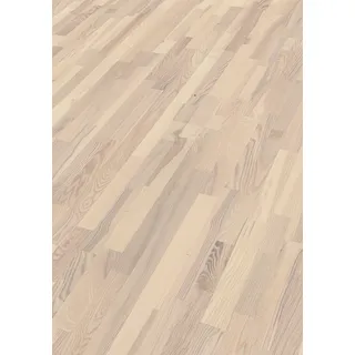 MEISTER Parkettboden MeisterParkett. longlife PC 200 2400 x 200 x 13 mm 9044 Esche lebhaft weiß gebürstet ultramattlackiert