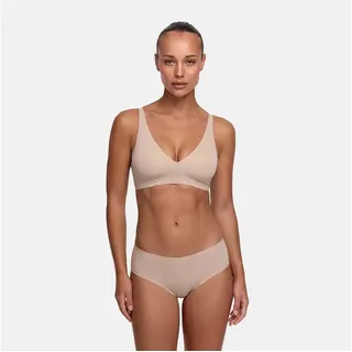 creamy fabrics Cfab Push Up BH Damen ohne Bügel, nahtlos mit herausnehmbaren Pads, verstellbaren Trägern und weichem atmungsaktivem Material für Glatte Looks - XXL