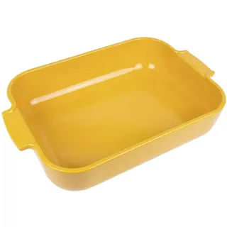 Peugeot Auflaufform Gelb, Keramik 36x7.5x23.6 cm