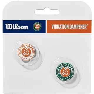 Wilson Unisex – Erwachsene Roland-Garros Tennis Dampeners Dämpfer, Orange/Grün/Weiß