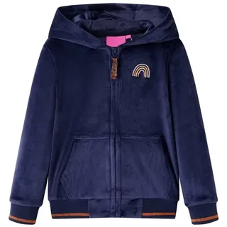 vidaXL Kapuzenjacke Marineblau 128