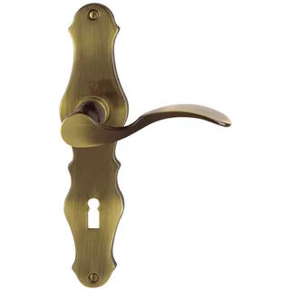 HOPPE Langschildgarnitur Weimar M112SLN/2007 MS F73 BB 72mm DIN L/R