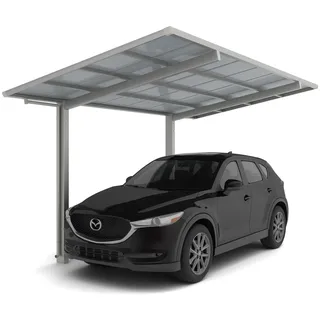 Ximax Carport Linea Typ 60 Edelstahl-Look XL 302 x 495 cm Sonderfertigung