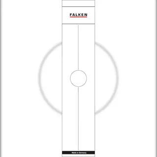 Falken Ordneretiketten 11287067 Weiß 60 x 290 mm 10 Blatt