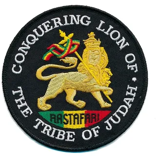 45 mm The Lion of Judah The Tribe of Judah Patch Aufnäher Aufbügler 0664 A