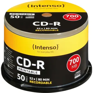 Intenso CD-R 700MB 52x bedruckbar 50er Spindel