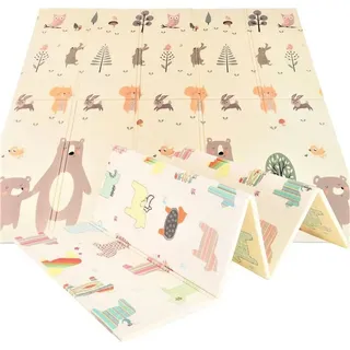 Faltbare XXL Spielmatte für Babys und Kinder – Rutschfest und isolierend