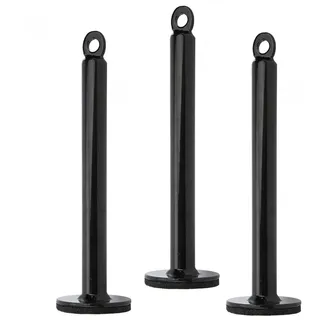 BAYLI Kurzhantel 3 Stück Gewichtsplatte Ladestift 320 mm - Hantelscheiben Halterung