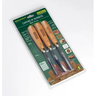 record power ltd. Carving by numbers - Schnitzwerkzeug Sortiment incl. Kurs - Set