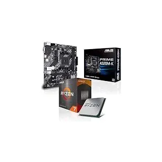 Aufrüst-Kit Bundle AMD Ryzen 7 5700X, ASUS Prime A520M-A II Mainboard | Zusammengebaut inkl. BIOS-Update + Funktionskontrolle, Grafikkarte erforderlich