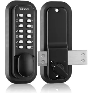 Vevor Schlüsselloses Türschloss Mechanisches Codeschloss Schwarz