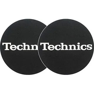 slipmat-Factory Technics Schrift Weiß Slipmat, 2 Stück
