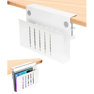 CnosDB Schreibtisch Seitenaufbewahrung, Desk Side Storage notebook laptop aufbewahrung schreibtisch Kein Bohrer Kabelmanagementfach Aus Stahl laptop halterung schreibtisch Für BüRo Zuhause