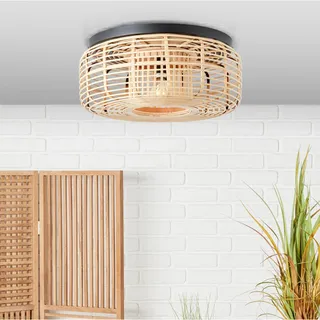 Brilliant Crosstown 1x A60 E27 Holz hell/schwarz