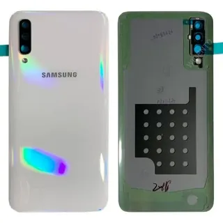Samsung GH82-19229B Akkudeckel Deckel für Galaxy A50 A505F + Klebepad Weiß Neu