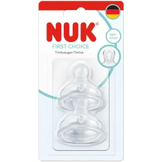 NUK Babyflaschensauger Ab 6+ Monaten Silikon 2 St.