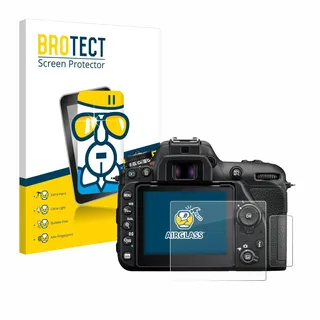 BROTECT Schutzglas für Nikon D7500 | Transparenter Displayschutz Made in Germany Schutzfolie Panzer Folie Glas 9H Anti-Fingerprint Einfache Montage Clear