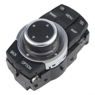 Multimedia Steuerknopf 4-Pin Für BMW 1Er E82/3er E90/5er E60/6er E63/X1 E84/X5 E70/X6 E71, Zentraler Konsolenschalter Aus Schwarzem Kunststoff, Für OEM 65829231116, 65829240956, 65829181630