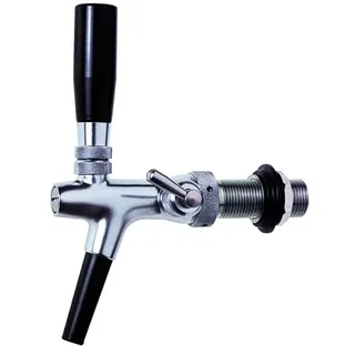 ich-zapfe Zapfhahn, Kompensatorhahn, Bierzapfhahn, Schankhahn - verchromt,