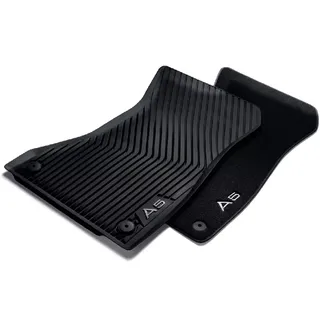 Audi A5 Coupe Cabriolet Premium Gummi Fußmatten 2X vorn Gummimatten Allwettermatten schwarz 8W7061501 041