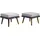 Gartenhocker Sitzhocker Hocker2er Set Gartenmöbel Balkonmöbel Outdoor Anthrazit