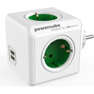 POWERCUBE Original USB + Original USBUSB - Grün/Weiß