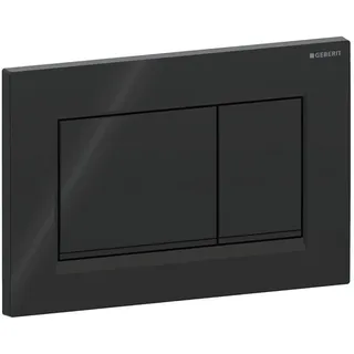 Geberit Sigma30 Betätigungsplatte für 2-Mengen-Spülung schwarz/schwarz matt 115.883.DW.1
