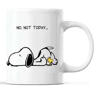 BakoIsland No Not Today Snoopy Dog Klassische Teetasse Kaffeetasse