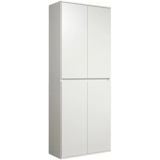 trendteam Nevada Mehrzweckschrank 74 x 191 x 34 cm Weiß