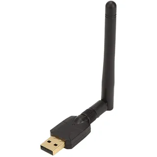Tragbarer Bluetooth 5.1 Adapter mit Großer Reichweite, Kabelloser USB Sound Dongle mit Antenne für Bluetooth Maus, Tastatur, Lautsprecher, Kopfhörer, Kompatibel mit Win Vista/10/8/7