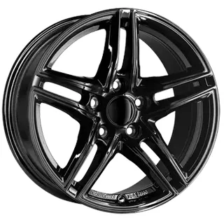 Borbet XR 6,5 x 16 5 x 112 ET22 Schwarz Glänzend