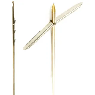 Sigalsub Tahitian Shaft Hrc With Shark Fins Double Barb 6.25 Mm Speerschaft - Golden - 145 cm