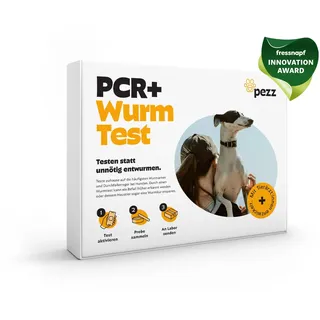 Pezz | Hunde Wurmtest Pcr+ Teste die 11 wichtigsten Wurm- & Parasitenarten 1 St