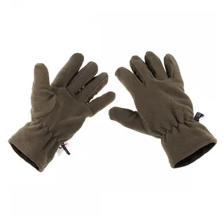 Max Fuchs MFH Fleece-Handschuhe mit 3MTM ThinsulateTM Insulation (Oliv/XXL) - XXL