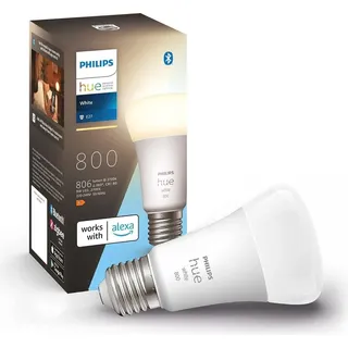 Philips Hue White E27 Lampe 806lm dimmbares LED Leuchtmittel