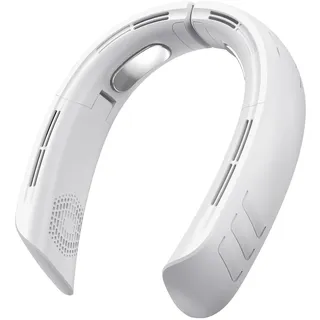 Kukiwhy Verbesserter Hals Ventilator, 4 Turbo 6000 mAh Faltbare Tragbarer Nackenventilator, 360° Verstellbarer Handventilator klein, USB Ventilatoren geschenke für frauen mama männer papa geburtstag