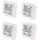 Weiß 4 Stk.