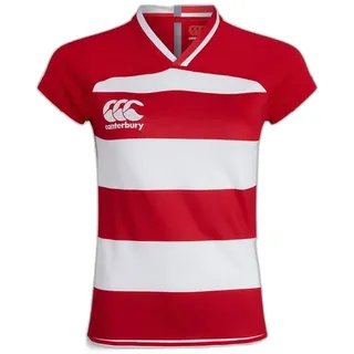 Canterbury Vapodri Evader Rugby-Trikot für Damen L Rot (Flag Red)