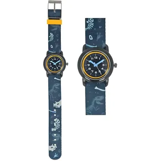 bb Klostermann Kinderuhr Dino blau 21542 - Armbanduhr Motivuhr Quarz-Uhrwerk