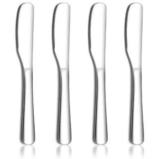 Homquen Edelstahl Buttermesser, Butter Applikator, Buttermesser, Butter Applikator Messer kann für Küche-Restaurant-Party, Küche-Gadgets, Set von 4