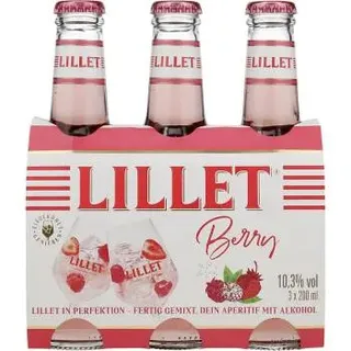 Lillet Berry Mischgetränk 10,3% Vol. 3x 200ml