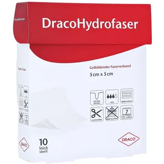 dr. ausbüttel gmbh & co. kg Dracohydrofaser 5x5 cm gelbildender Faserverband