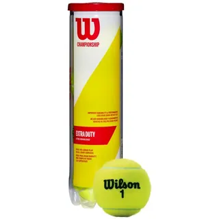 Wilson Tennisball Championship Extra Duty Dose) gelb